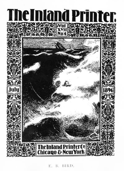 Cover of The Inland Printer, July 1896 by E.B Bird
